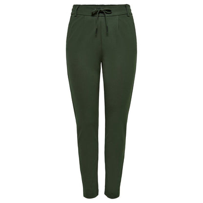 Solo pantaloni casual in viscosa verde