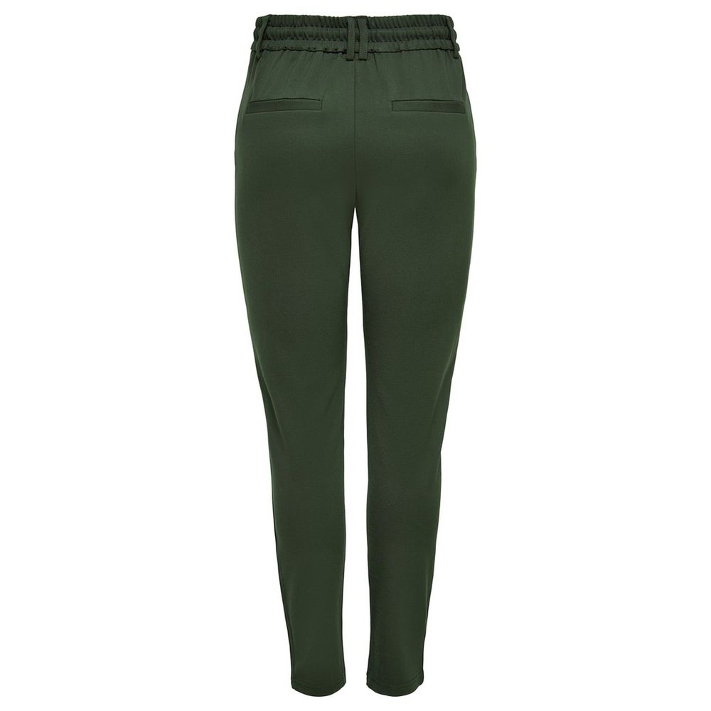 Solo pantaloni casual in viscosa verde