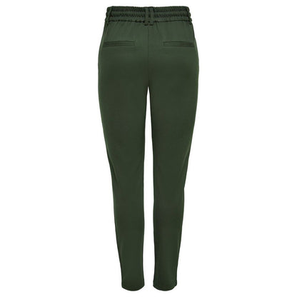Solo pantaloni casual in viscosa verde