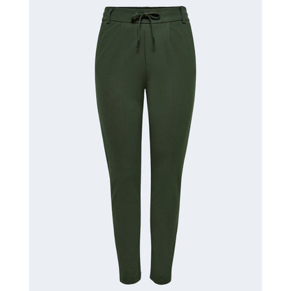 Solo pantaloni casual in viscosa verde