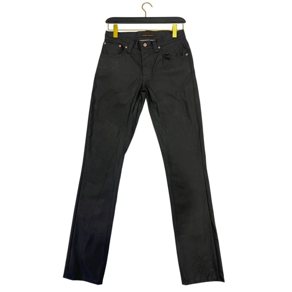 Jeans Nudie Jeans noirs en coton pour hommes