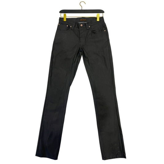 Nudie Jeans Jeans neri di cotone da uomo