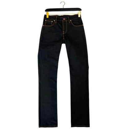 Jeans da uomo in cotone nero Nudie Jeans