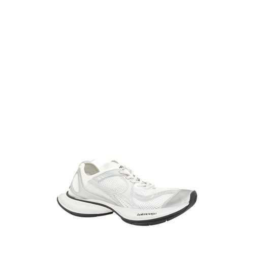 Balenciaga vita sportiga sneakers i polyeten