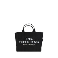 Borsa a mano in cotone nero Marc Jacobs