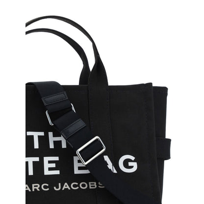 Borsa a mano in cotone nero Marc Jacobs