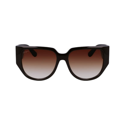 Occhiali da sole Ferragamo Brown Bio Injected