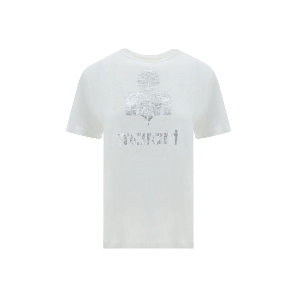Maglietta in lino bianco Marant Etoile