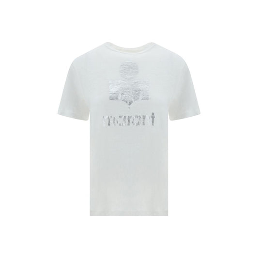 Maglietta in lino bianco Marant Etoile