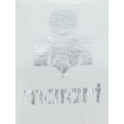 Maglietta in lino bianco Marant Etoile