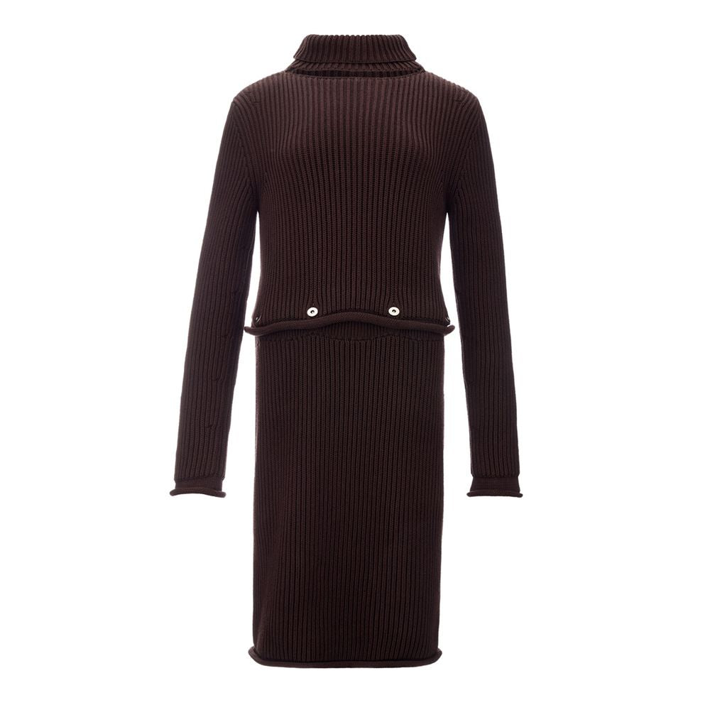 Robe décontractée en viscose marron Bottega Veneta