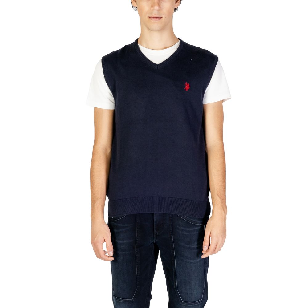 Gilet en coton bleu US POLO ASSN.