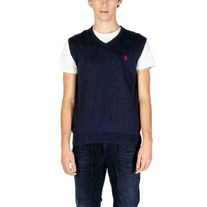 Gilet en coton bleu US POLO ASSN.