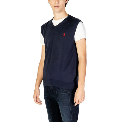Gilet en coton bleu US POLO ASSN.