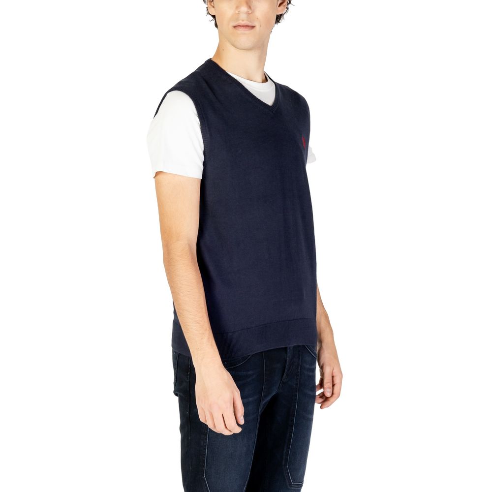 Gilet en coton bleu US POLO ASSN.