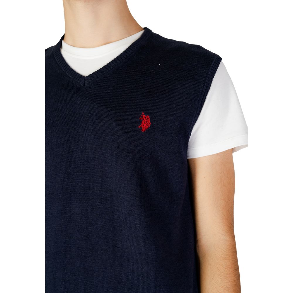 Gilet en coton bleu US POLO ASSN.