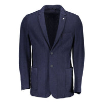 Blazer in lana blu Gant