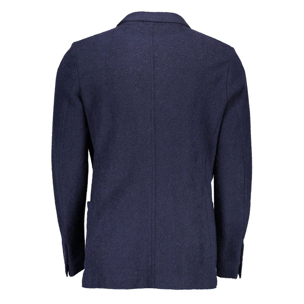 Blazer in lana blu Gant