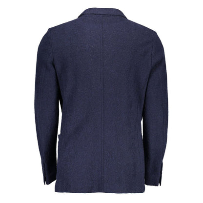 Blazer in lana blu Gant