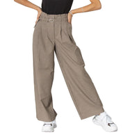 Only pantaloni casual in elastan beige