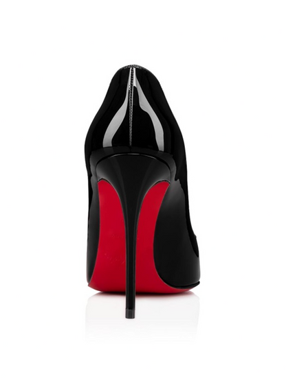 Christian Louboutin Décolleté Hot Chick in Vernice Nera 100