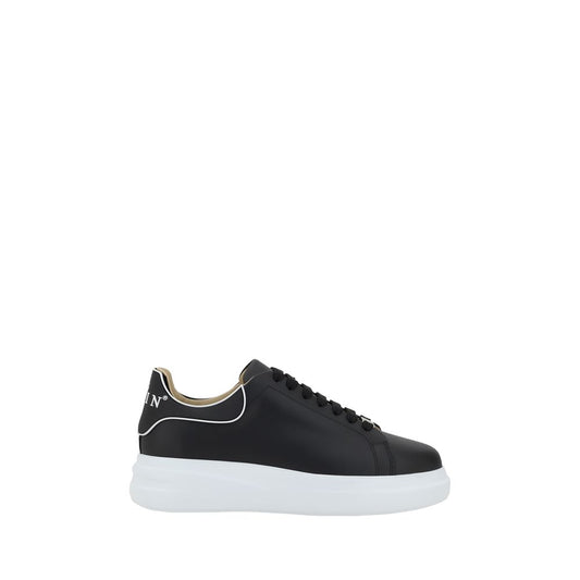 Sneakers basse Philipp Plein Bos Taurus in pelle di vitello nera