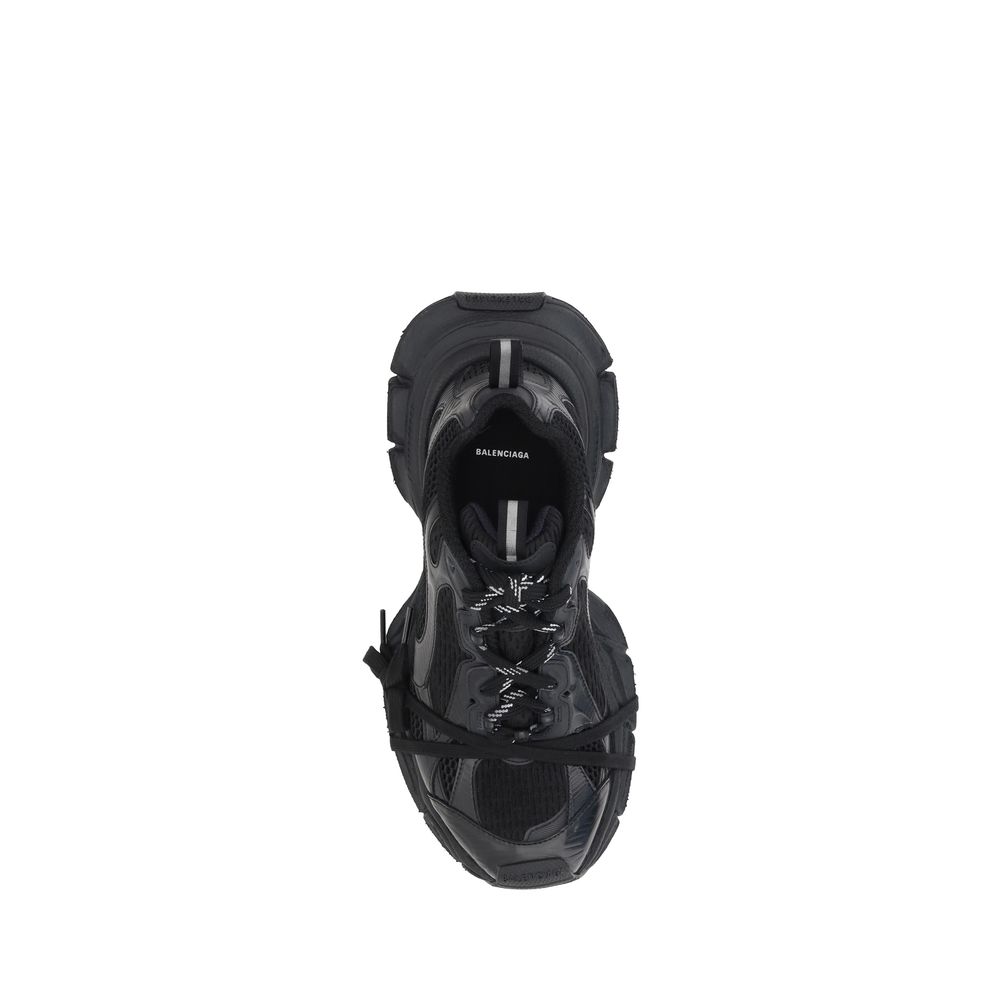 Baskets athlétiques Balenciaga en tissu noir