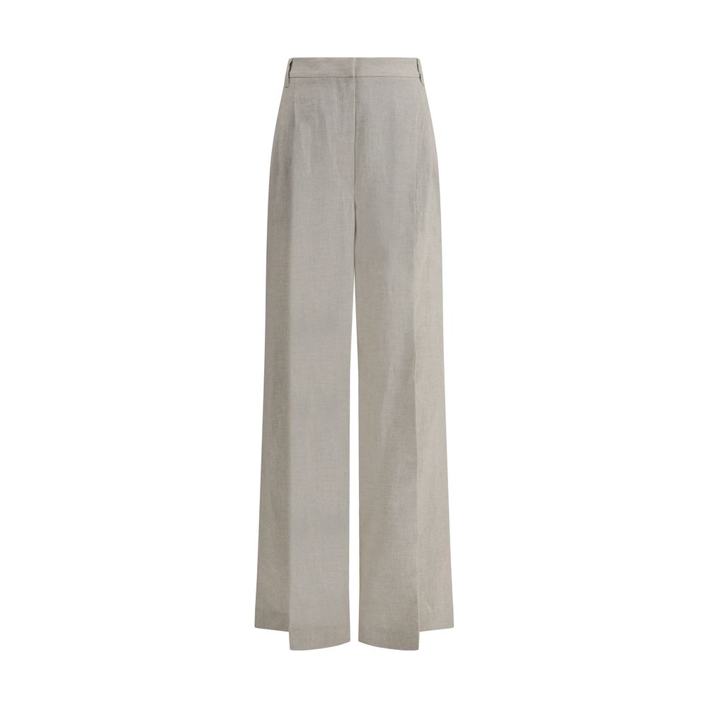 Pantaloni in lino Brunello Cucinelli