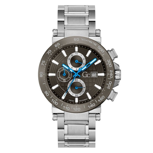 Orologio con bracciale in acciaio inossidabile GC Silver
