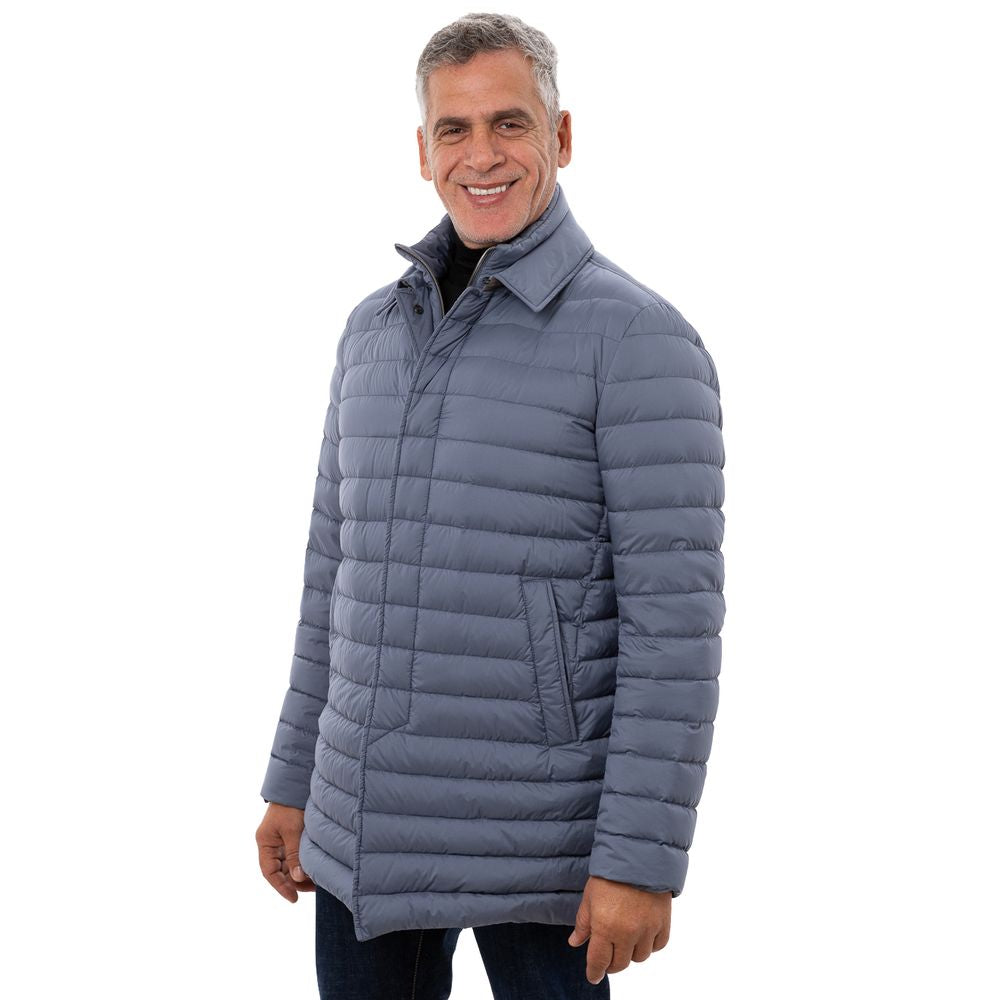 Manteau Herno bleu en polyester