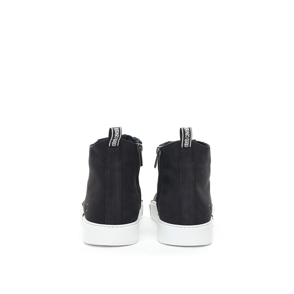 Baskets montantes Roberto Cavalli en daim noir