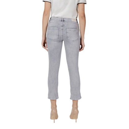 Jeans Skinny Street One gris en coton