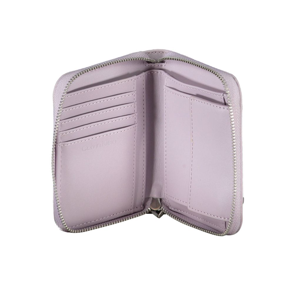 Portefeuille Calvin Klein violet en polyester pour femme