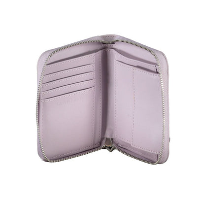 Portafoglio da donna Calvin Klein in poliestere viola
