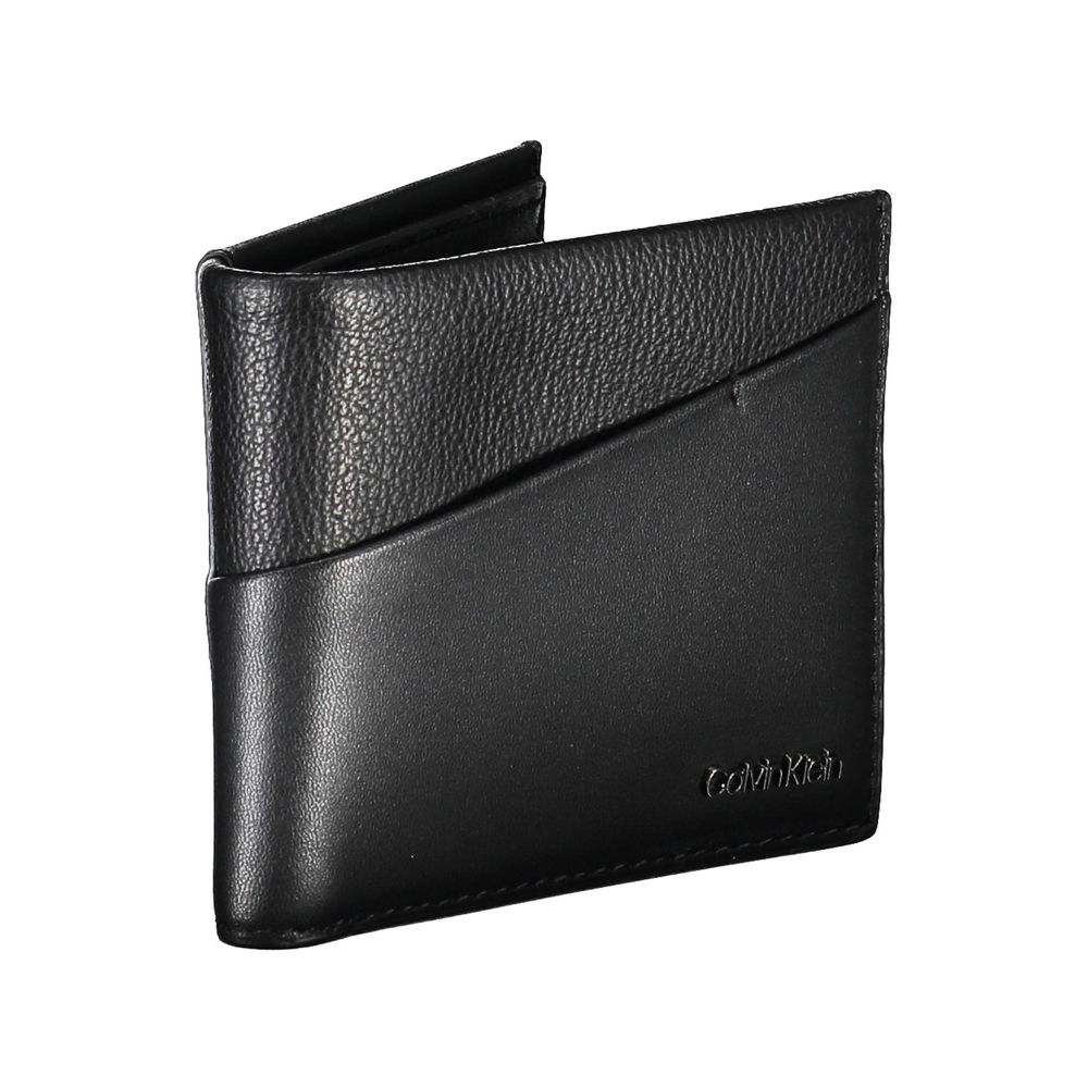 Portefeuille homme Calvin Klein noir en polyester
