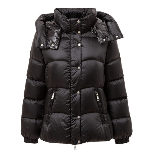 Aggiungi cappotto in poliammide nero