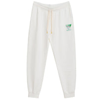 Pantaloni sportivi in ​​cotone bianco Casablanca