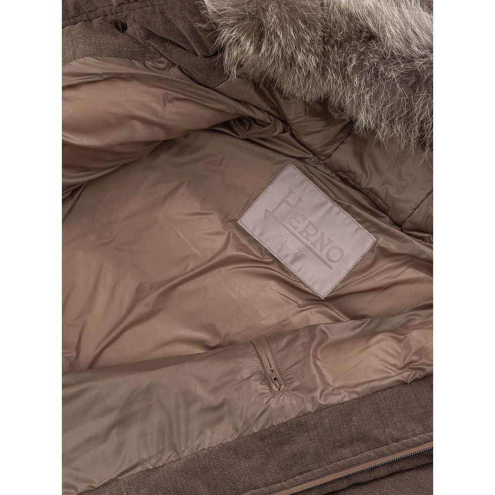Bomber en coton marron Herno
