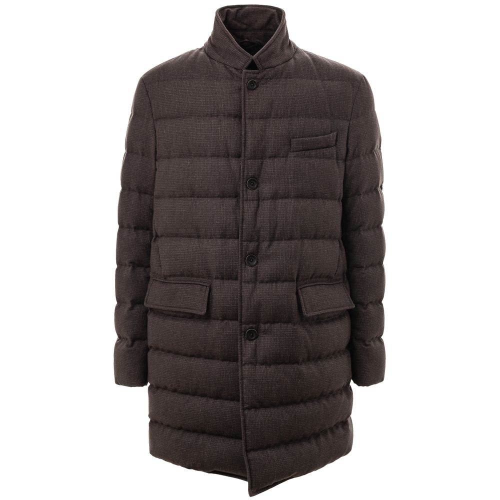 Vestes et manteaux en laine marron Herno