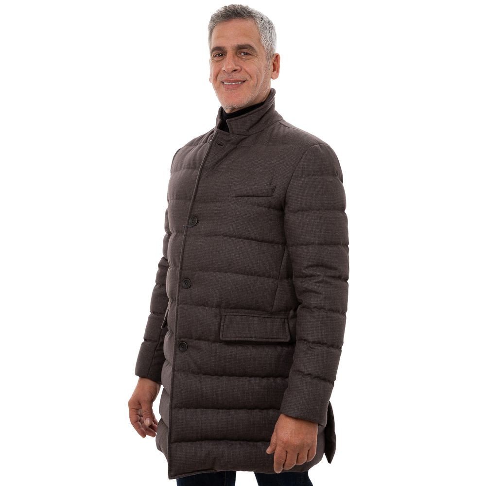 Vestes et manteaux en laine marron Herno