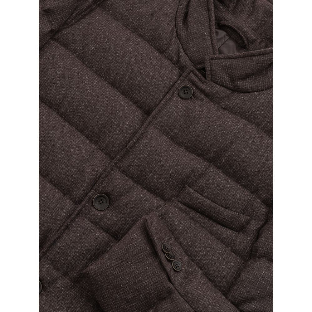 Vestes et manteaux en laine marron Herno