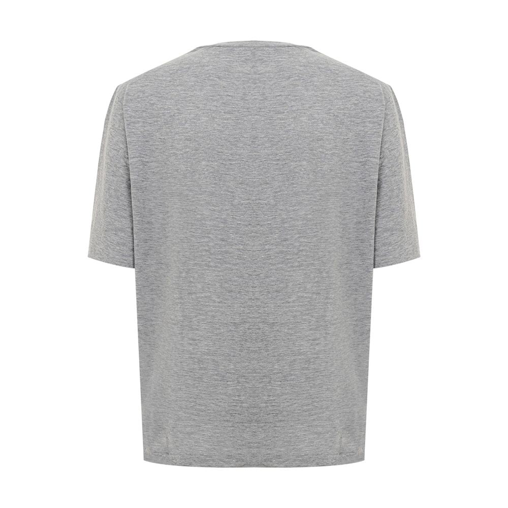 T-shirt in cotone grigio Dsquared²
