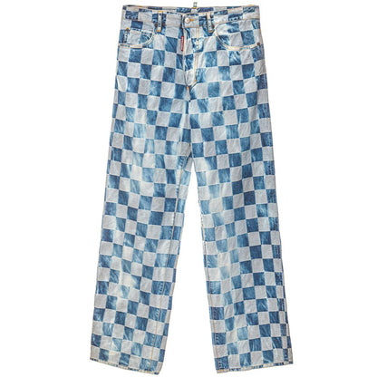 Jean Dsquared² bleu en coton coupe décontractée