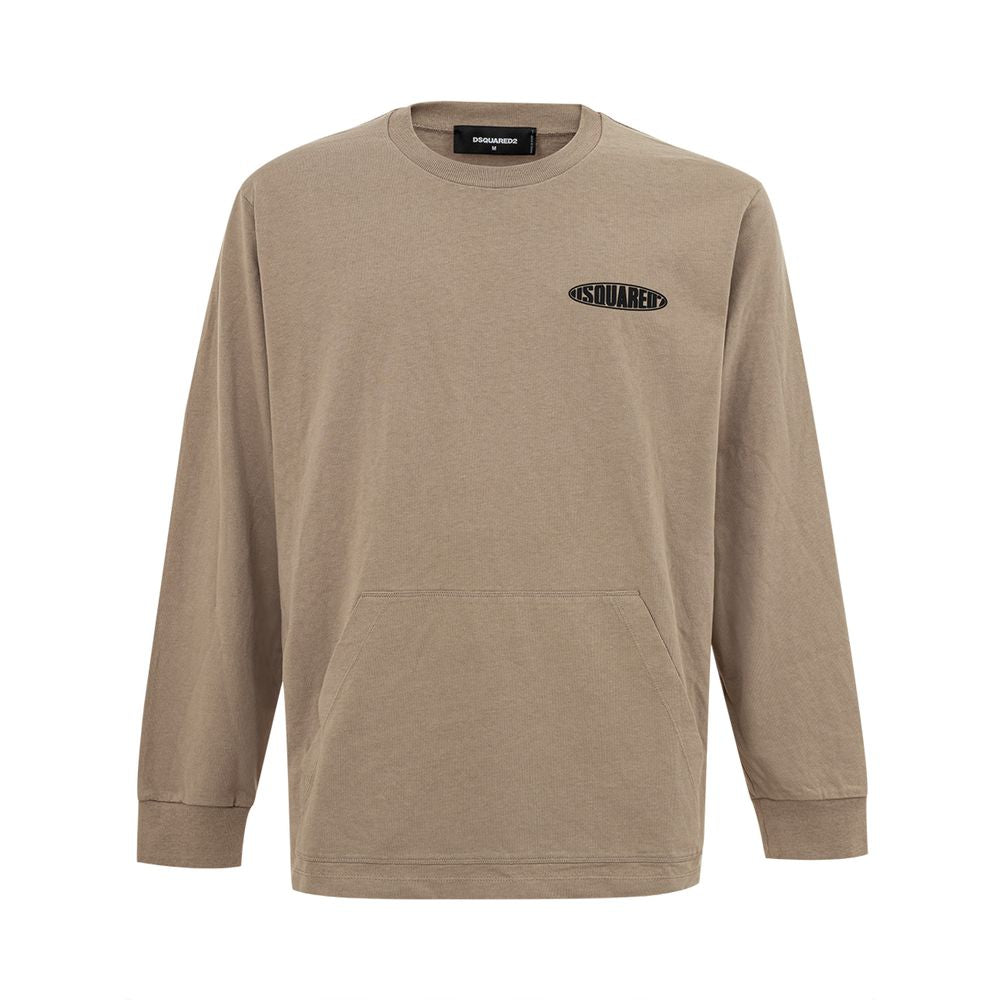 T-shirt in cotone beige Dsquared²
