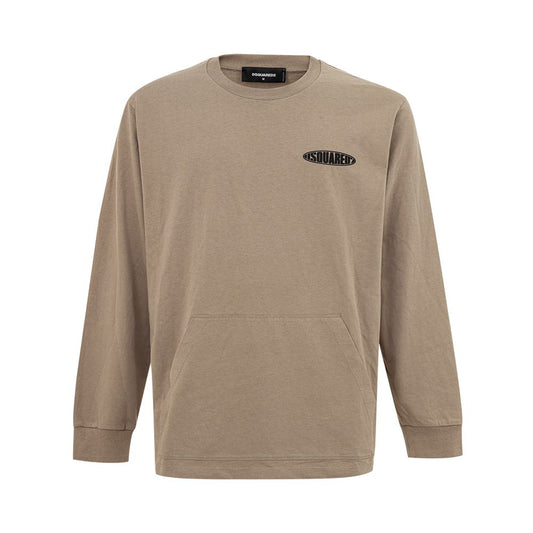 T-shirt in cotone beige Dsquared²