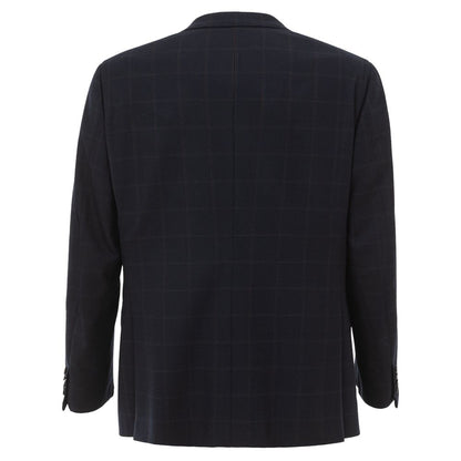 Blazer in lana blu Brioni