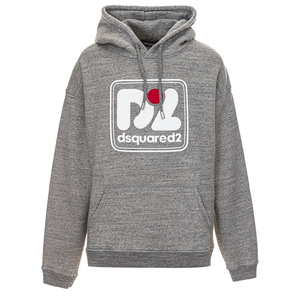 Sweat-shirt gris en coton Dsquared²