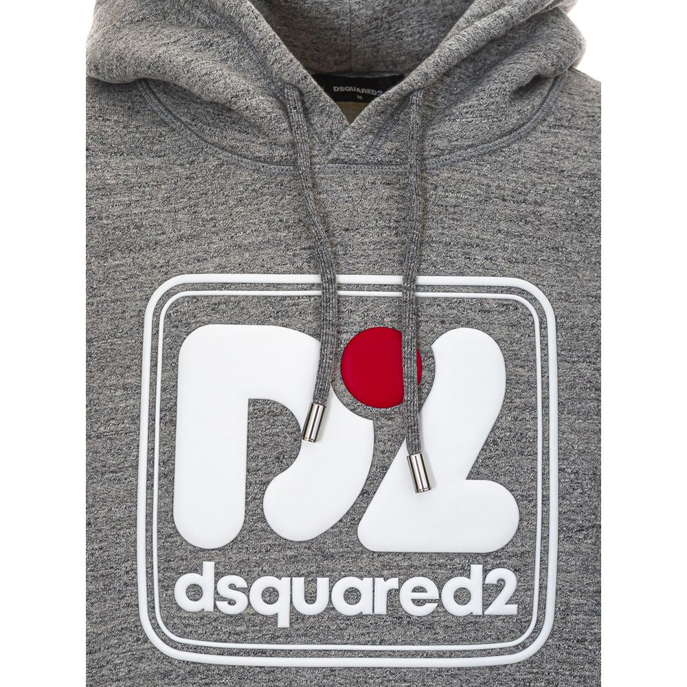 Sweat-shirt gris en coton Dsquared²