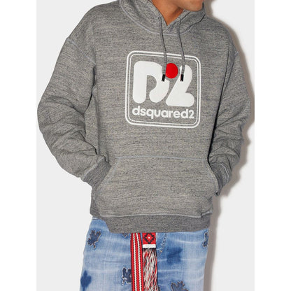 Sweat-shirt gris en coton Dsquared²