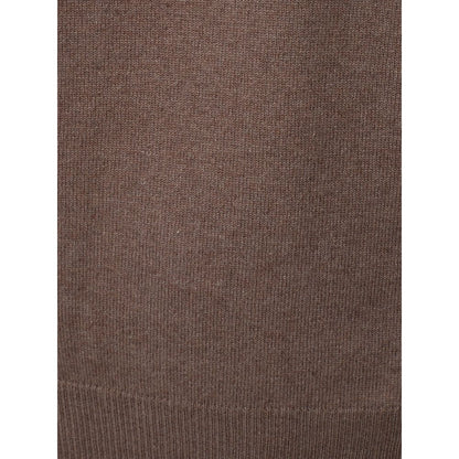 KANGRA Col roulé en laine marron